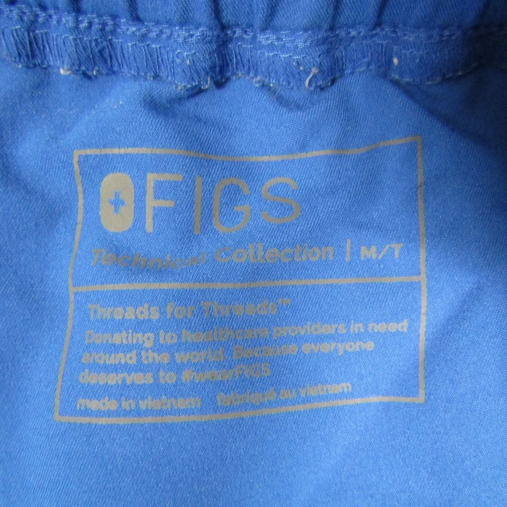 FIGS Technical Collection Jogger Pants Mens Medium Blue Stretch Scrub W20SW2028T